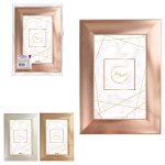 Porta Retrato Metalizado De Plastico Shine - Cores Sortidas