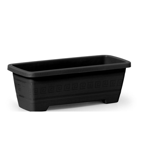 Vaso  Retangular M 3L-  Preto