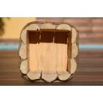 Cachepot 11X11Cm Madeira Cafe - Imagem 2