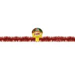 Festão Corte Fino Para Enfeite Natalino 6cm x 2m - Imagem 2