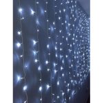 Pisca 100 Led Cortina Branco 2,5 X 0,40 M - Imagem 4