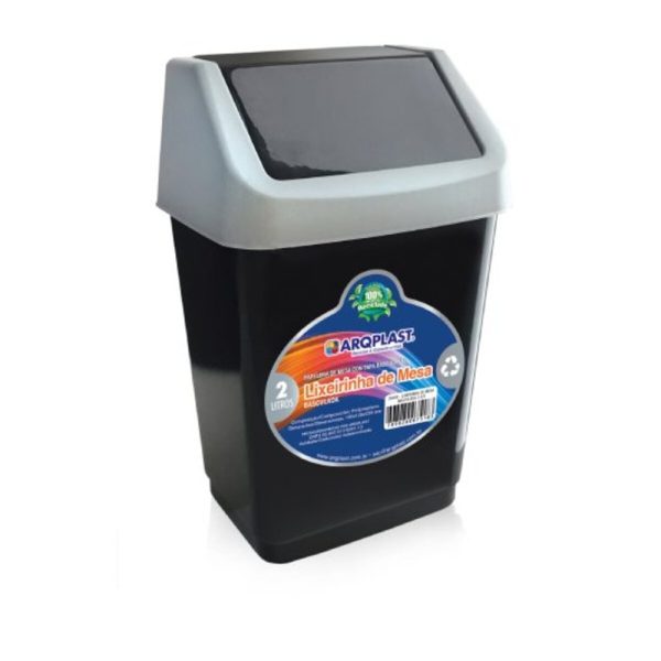 Lixeirinha De Mesa Basculada 2 Lts-Coleta Seletiva