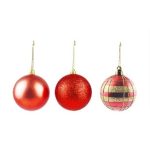 Bola Tb Cristal 8Cm 4Pcs Verme - Imagem 2