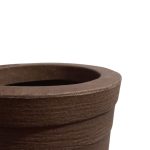 Vaso Coluna Redonda Degrau Pp REF98 28x25x25cm - Imagem 6