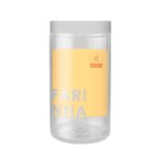 Pote Panamby Colors para Farinha 1,8L com Tampa Branca