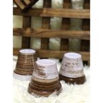 Vaso Pequeno Pintado A8 X B9 Cm - Imagem 4