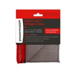 Pano Esfrega E Seca Microf Multiuso 2 Pc 29 X 29 Vermelho/ Cinza - Imagem 3