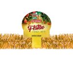 Festões Para Decoração Natalina 9cm x 2M - Dourado, Vermelho e Verde - Imagem 9