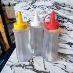 Bisnaga Para Molhos De Plastico Com Tampa Dosadora