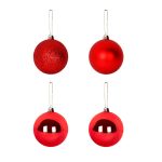 BOLA SAQ LISA 5CM 4PCS VERMELHA - Imagem 2