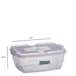 Caixa Multi-Uso 10L - Transparente - Imagem 2