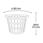 Cesto Telado 25 Lts Coleta Seletiva - Imagem 4