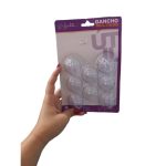 Ganchos Com Ventosa Kit 8Pcs Plastico - Imagem 3