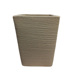 Vaso Coluna Quadrada REF 99 28x22 cm Polietileno