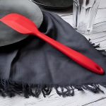 SILICONE  ESPÁTULA RETA 27CM VERMELHO