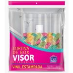 Cortina De Box Vinil Visor Retangular Transparente - Imagem 5