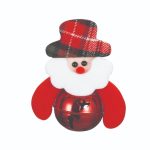 Noel Com Guizo De 6Cm Xadrez 1 - Imagem 2