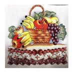 Pano De Prato Bainha Estampado  65X40Cm Corte D Tecido Esta 7898042660077 - Imagem 4