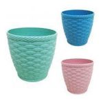 Vaso Rattan  M2 0,75Litros Rosa Bebe - Imagem 4