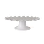 Boleira 26Cm Ondulada - Branco