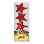 Enf. Estrela 7Cm X C/4Pcs 3Cor - Imagem 3