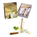 1-180 Conjunto Caipirinha Colher De Inox