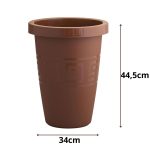 Vaso  Grego Redondo 21 Litros - Terracota - Plasmont - Imagem 3