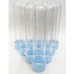 Kit 10 Tubetes Para Festa Tampa Lisa - Azul Claro - Imagem 5