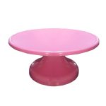 Suporte P/ Bolo Liso Pequeno - Rosa Bebe