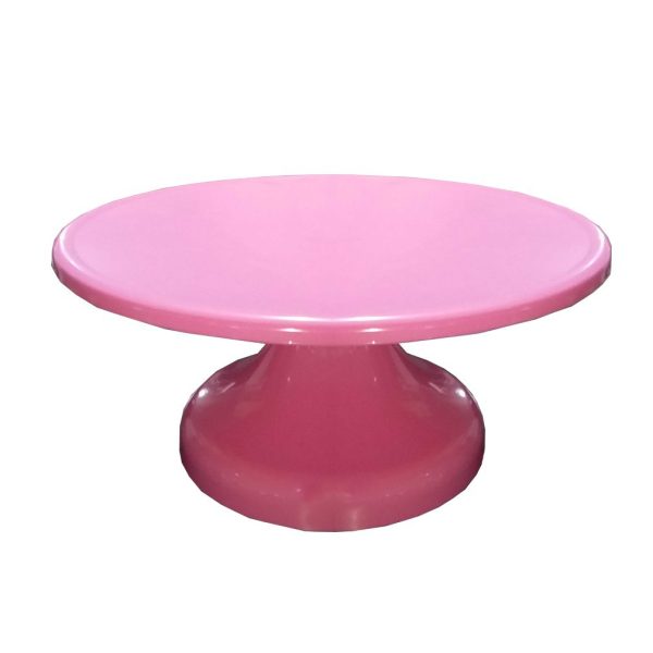 Suporte P/ Bolo Liso Pequeno - Rosa Bebe