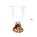 Vaso Grego Pequeno 750 Ml - Luxo Rose Gold - Imagem 2