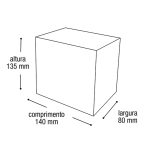 Kit Acessorios P/ Banheiro L/ Caribe C/5 Br Desmontado Coleta Sel - Imagem 4