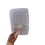 Pote Com Trava 1,1L Baixo Transparente - Imagem 5