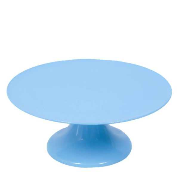 Suporte P/ Bolo Liso Grande - Azul Bebe