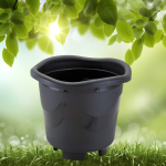 Vaso Redondo Medio Preto - Imagem 4