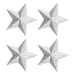 Estrela Gliter 7Cm C/4Pcs - Imagem 2