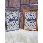 Porta Retrato Plastico/Vidro/Mdf 10*15Cm