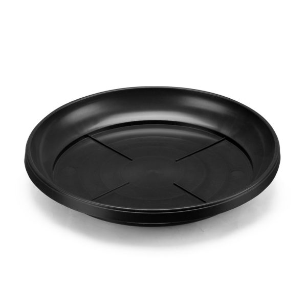 Prato De Vaso Extra G Redondo Preto