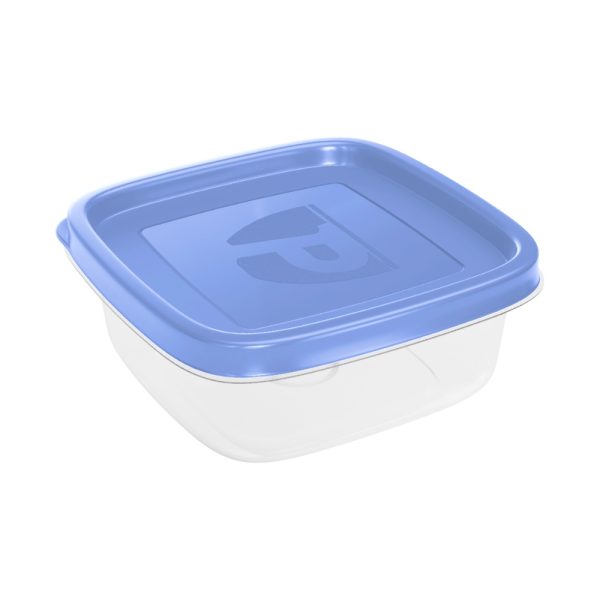 Vasilha Quadrada Fecha Max De Plastico 800ml