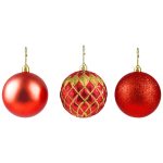 Bola Tb Diamante 7Cm 5Pcs Verm - Imagem 2