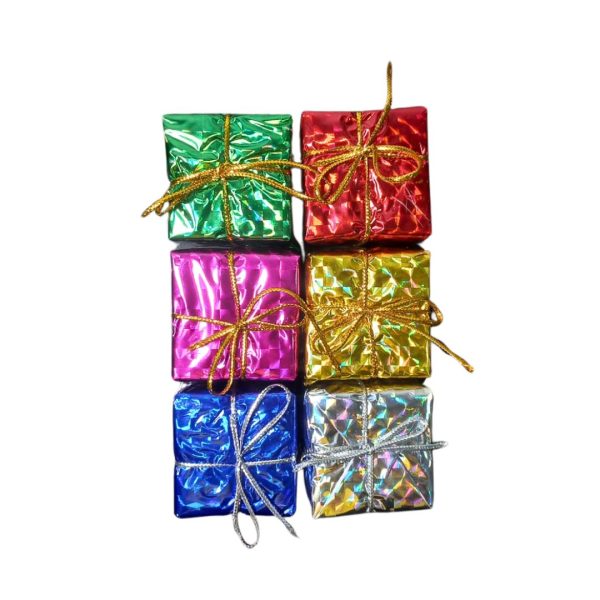 ENFEITE PRESENTE 4CM C/6PC 3468N B