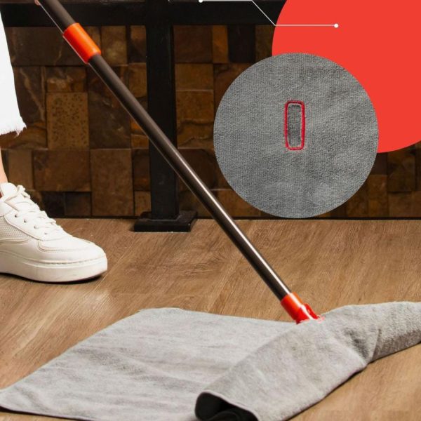 Pano De Chao Com Furo 60 X 50 Cinza