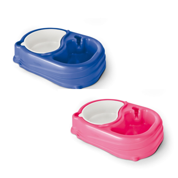 Comedouro Duplo Para Cães E Gatos N 02