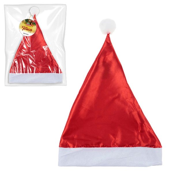 Touca Noel Cetim 40X28X5Cm