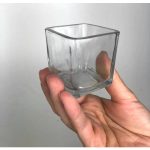 Vaso De Vidro 5X5X5Cm (Quad) Transparente - Imagem 4