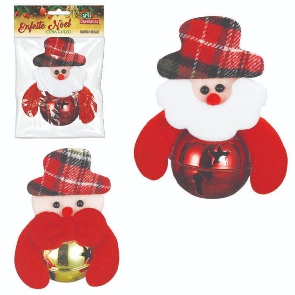 Noel Com Guizo De 6Cm Xadrez 1