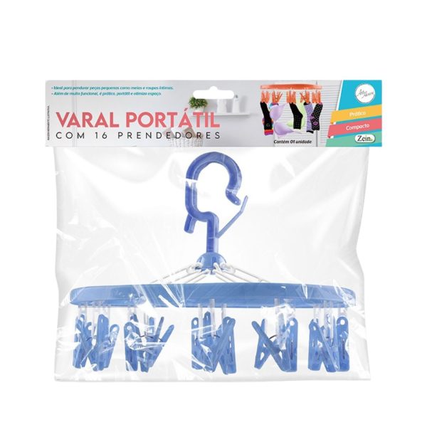 VARAL PORTATIL OVAL C/16 PREND