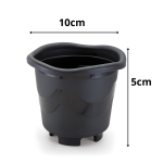 Vaso Redondo Medio Preto - Imagem 2