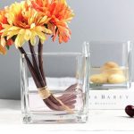 Vaso De Vidro 5X5X5Cm (Quad) Transparente - Imagem 2