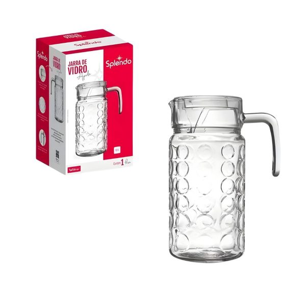 Jarra De Vidro Com Tampa Apolo 1,8L